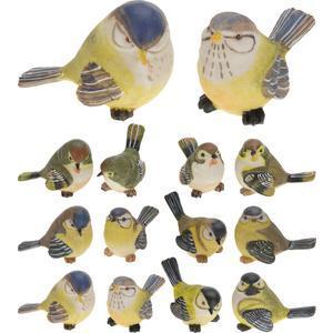 Figurine oiseau en résine - Différents modèles - 13 x 7 x 9 cm - MOOREA