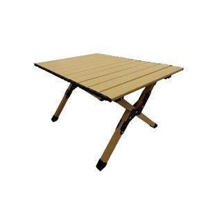 Table pliante en aluminium Laredo - 60 x 45 x H 36 cm - Taupe