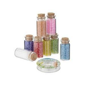 Kit perles 8 couleurs + fil