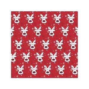 Papier cadeau - 70 x L 500 cm - Rouge et blanc