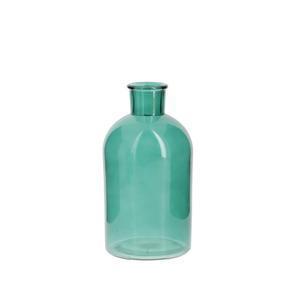 Vase en verre - ø 10 x H 19 cm - Bleu - K.KOON