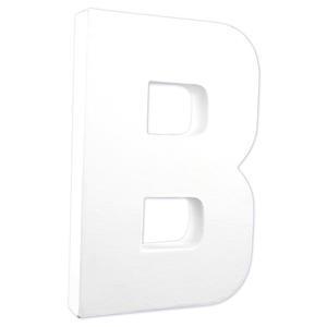 Lettre B - H 20.5 cm - Blanc