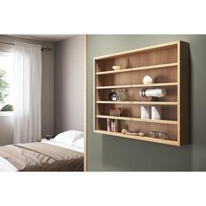 Vitrine murale - 60 x L 80 cm - Beige