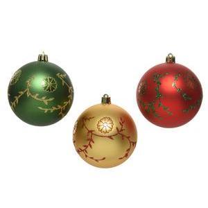 Boule de Noël décorée - Ø 8 cm - Différents modèles
