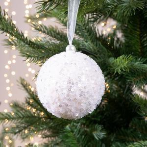 Boule de Noël scintillante - Ø 8 cm