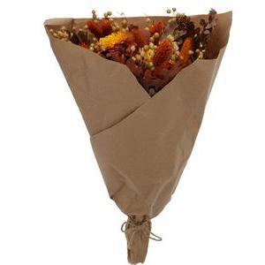 Bouquet de fleurs séchées - 145 g - Orange