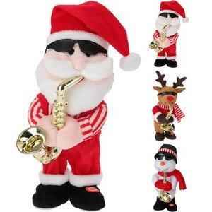 Père-Noël avec son - H 35 cm - Différents modèles