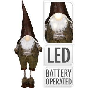Gnome peluche LED - H 160 cm