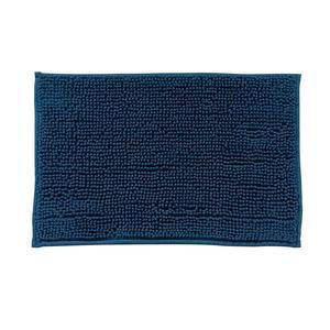 Tapis chenille - 40 x L 60 cm - Bleu
