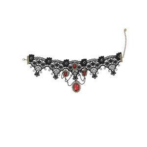 Collier gothique - Noir et rouge - C'PARTY