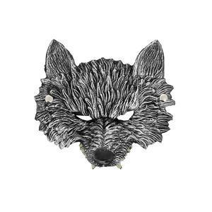 Demi-masque de loup garou - H 21 cm - C'PARTY