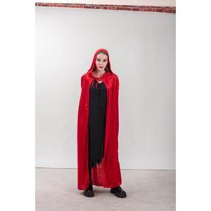 Cape en velours - Taille adulte unique - Rouge - C'PARTY