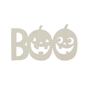 Mot "boo" à décorer - 15.5 x H 29.5 cm - C'PARTY