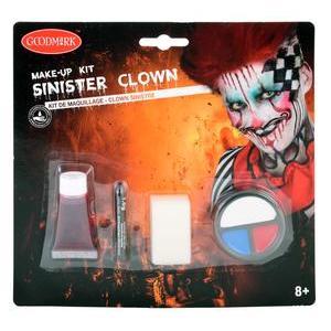 Maquillage de clown sinistre