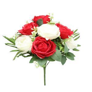 Bouquet de 12 roses - H 49 cm - Différents modèles