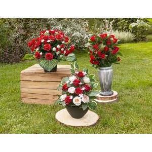 Bouquet de boutons de roses - H 68 cm - Différents modèles