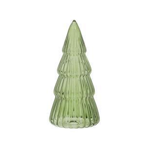 Sapin en verre - ø 5.5 x H 12 cm - Vert - FAIRY STARS