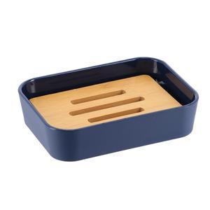 Porte-savon rubber - 8.8 x L 12 cm - Marine