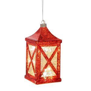 Lanterne 10 LED - H 19 cm - Rouge - FAIRY STARS