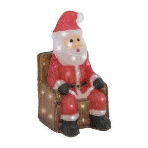 Père Noël fauteuil 60 LED - H 40 cm - FAIRY STARS