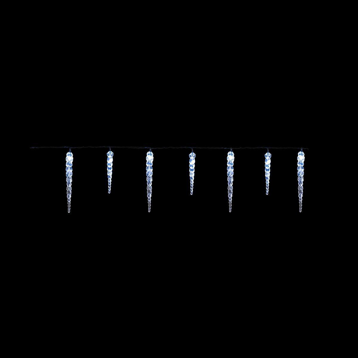 Guirlande 30 stalactites LED - L 3 m - Blanc froid - FAIRY STARS