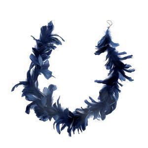 Guirlande de plumes - L 135 cm - Bleu foncé- FAIRY STARS