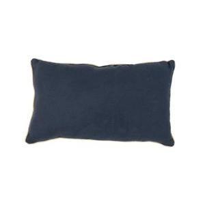 Coussin en velours - 30 x L 50 cm - Bleu - K.KOON