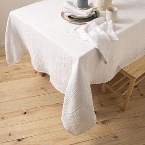 Nappe + 4 serviettes - 140 x L 240 cm - Vert d'eau - K.KOON