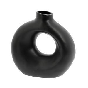 Vase en céramique - H 19.5 cm - Noir - K.KOON
