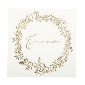 16 serviettes communion - 33 x L 33 cm