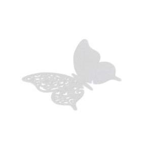 10 marque-verres papillon - 8 cm