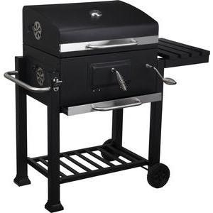 Barbecue à charbon - 46 x L 113 x H 100 cm - Noir
