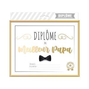 Cadre Diplome Meilleur Papa