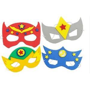 4 masques super-héros à personnaliser
