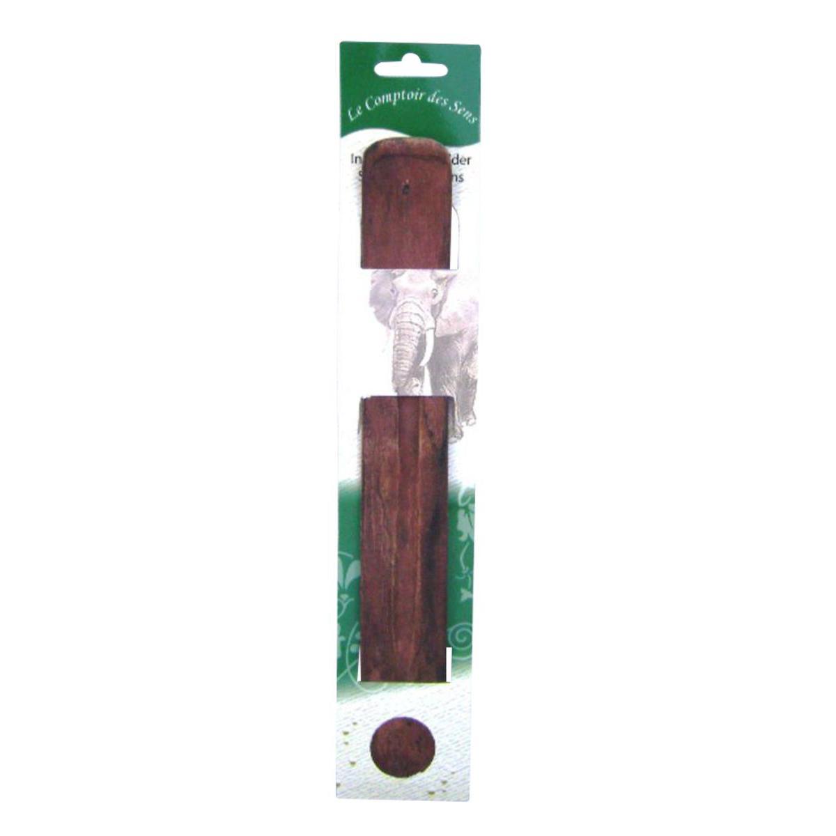 Brûle encens bois simple - Bois - 26 x 3,5 cm - Marron