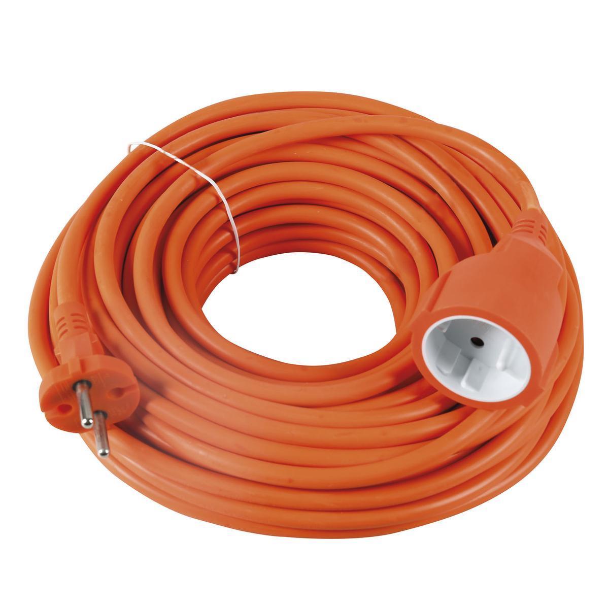 Prolongateur extérieur - L 20 m - Orange