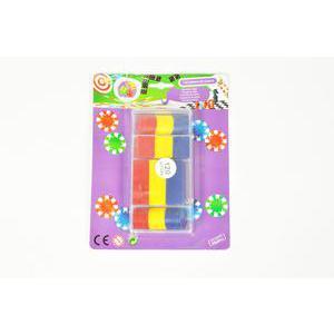 Boîte de 120 jetons en plastique - 22 x 17 x 3 cm - Multicolore