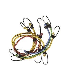 6 câbles extenseurs sandows - L 60 x l 5 cm - Multicolore