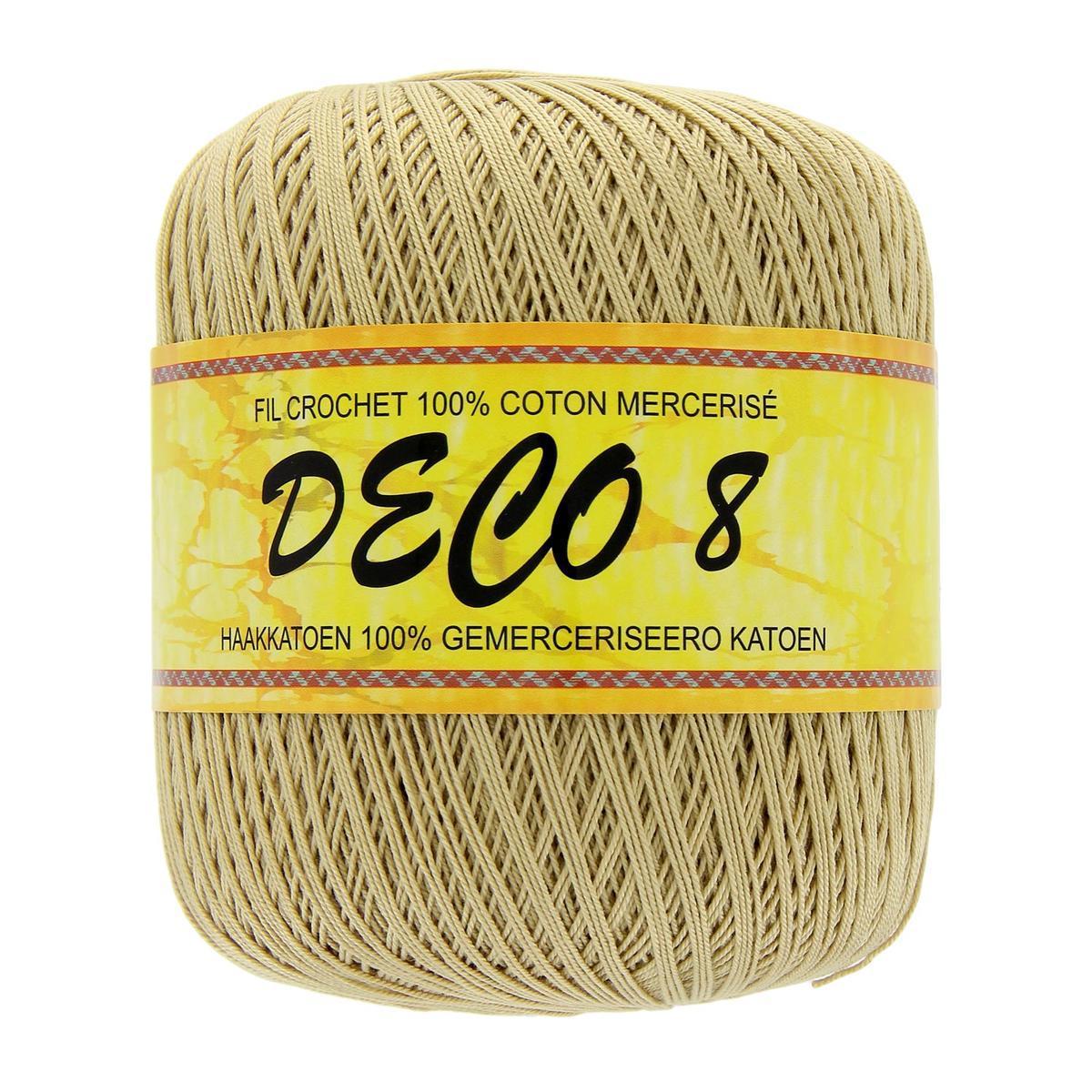 Fil pour crochet - Coton - 100 g - Beige