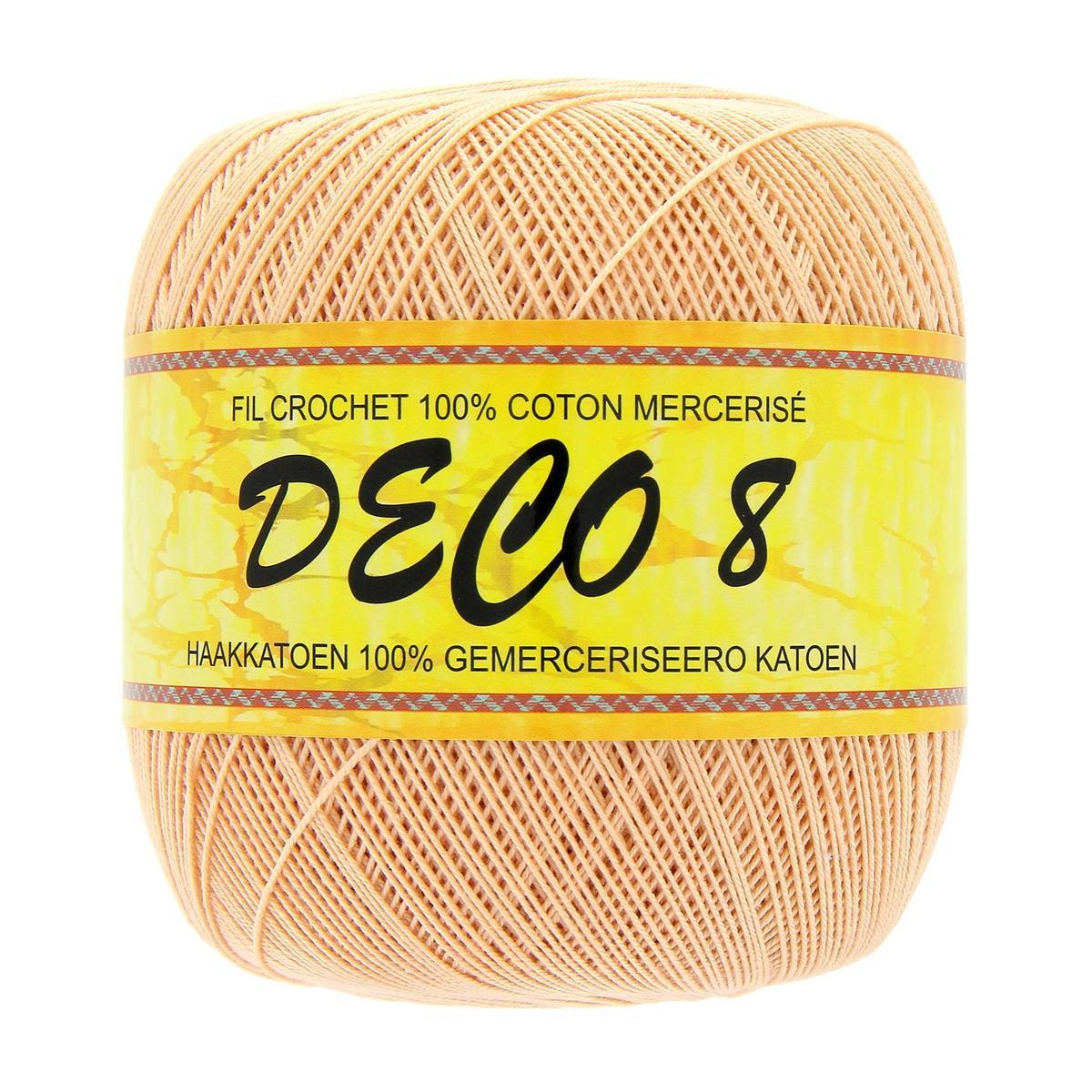 Fil pour crochet - Coton - 100 g - Rose saumon