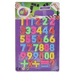 Lettres ou chiffres pour tableau magnétique - Plastique - 20 x 13 cm - Multicolore