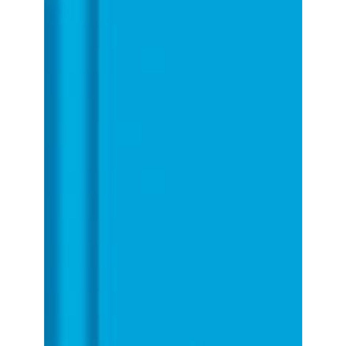 Lot de 6 nappes en rouleau - 6 x 1,18 m - Papier damassé - Bleu lagon