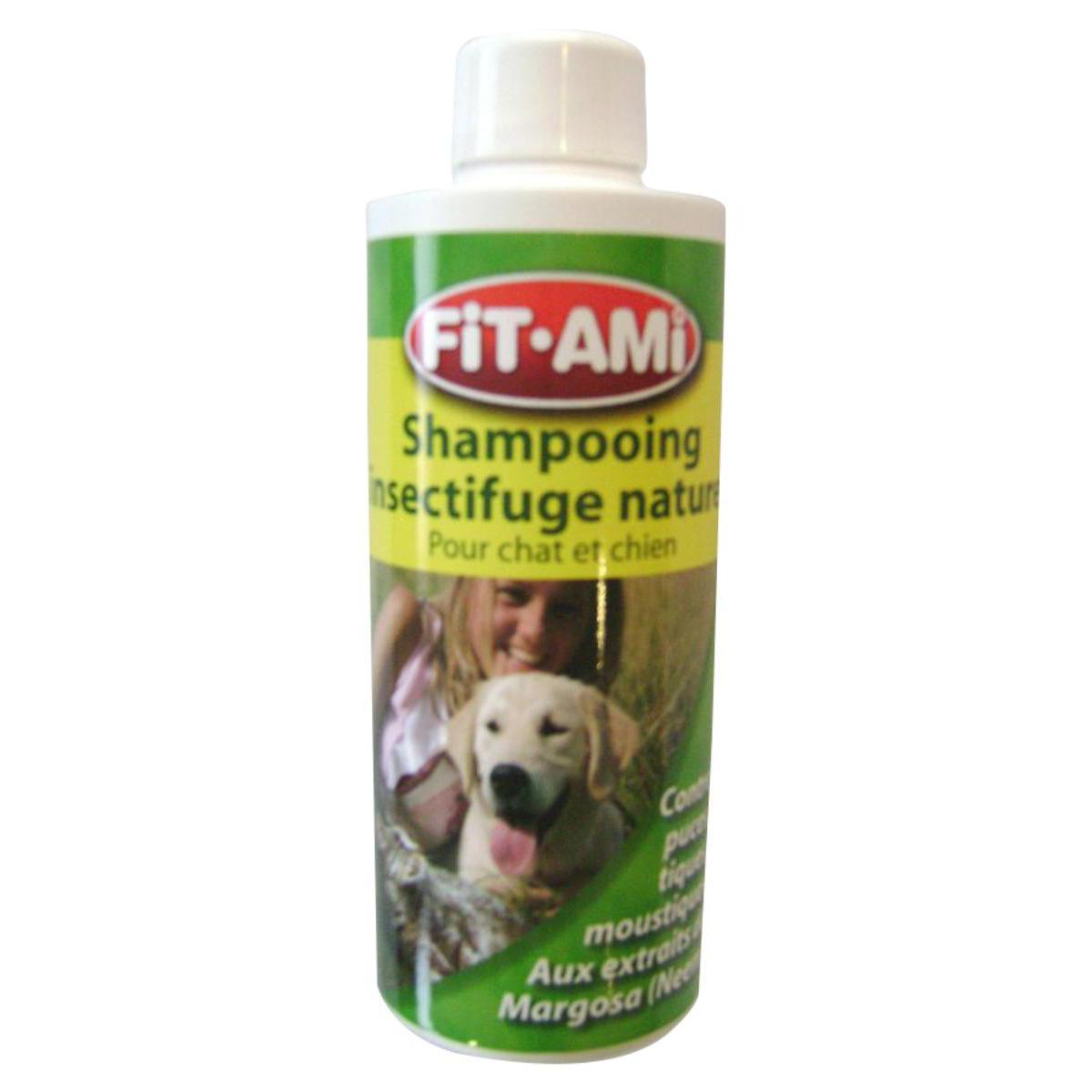 Shampoing insectifuge - Plastique soluté - D 5 x 13,5 cm - Multicolore