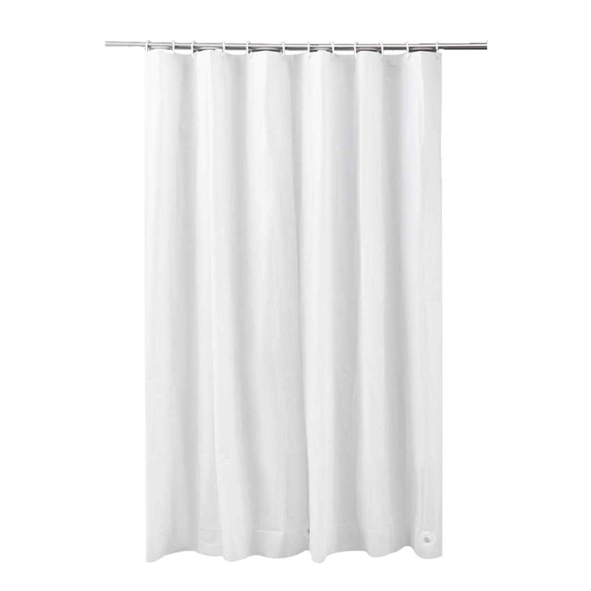 Rideau de douche - L 180 x l 180 cm - Blanc