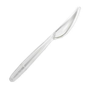 Lot de 10 couteaux Prestige - 19,6 cm -Polystyrène- Blanc