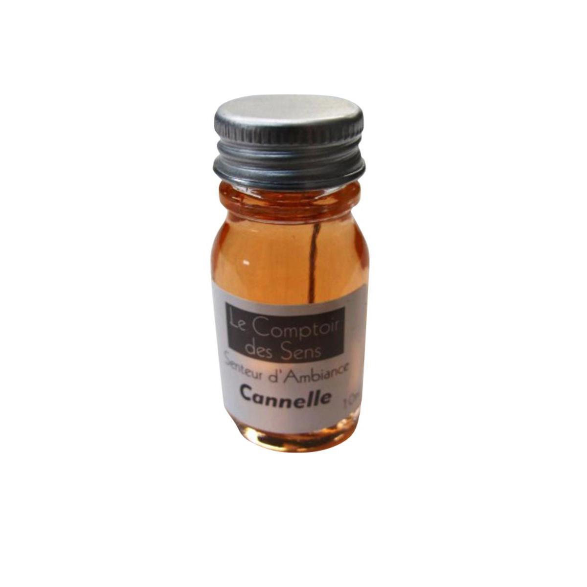 Extrait senteur cannelle - Verre soluté - D 2,5 x 5 cm - 10 ml - Orange