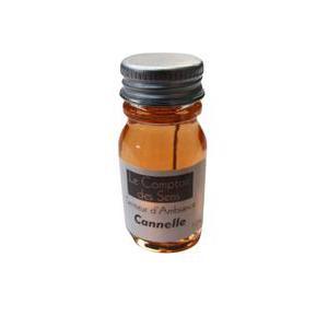 Extrait senteur cannelle - Verre soluté - D 2,5 x 5 cm - 10 ml - Orange