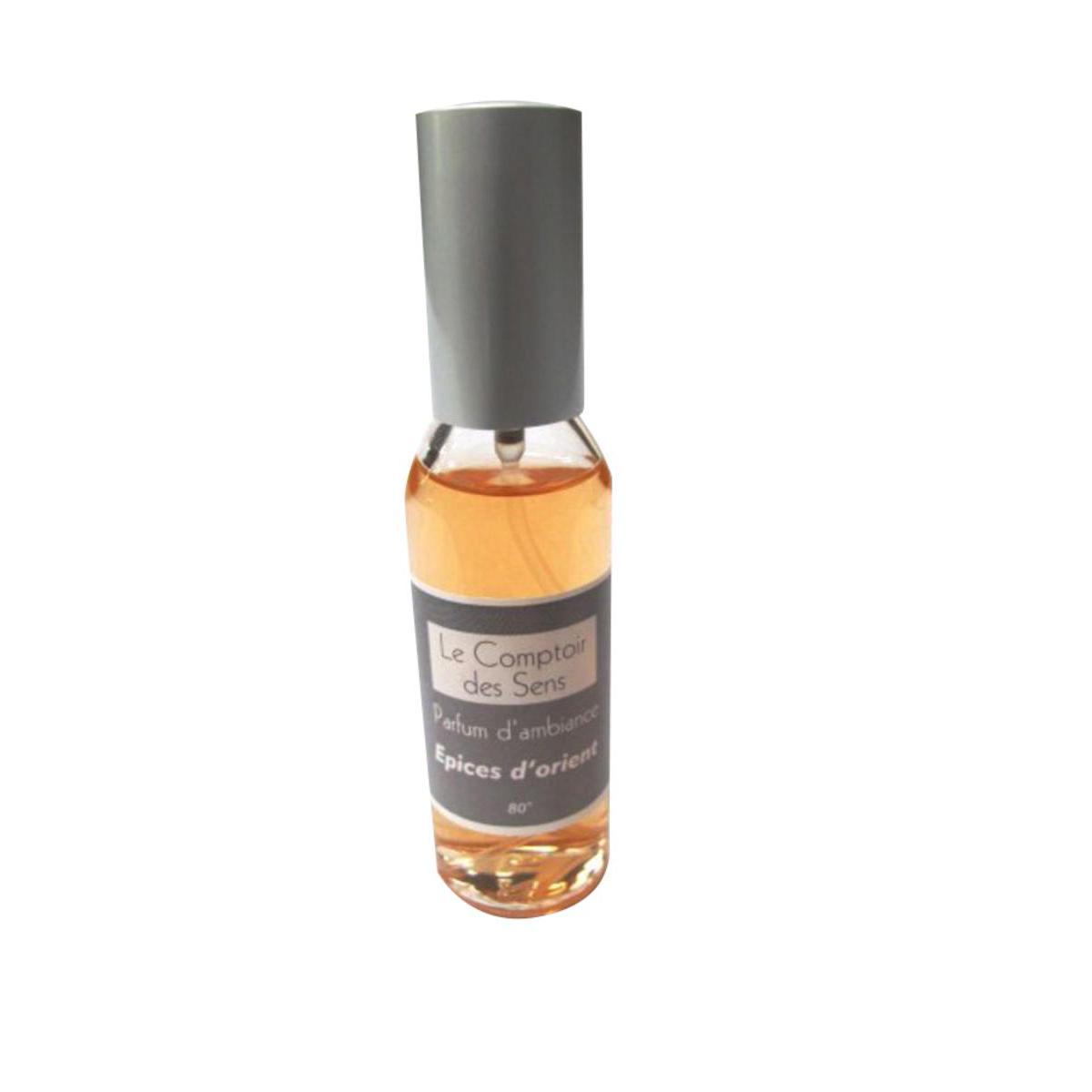 Parfum d'ambiance épices - Verre soluté - D 3 x 12 cm - 30 ml - Orange