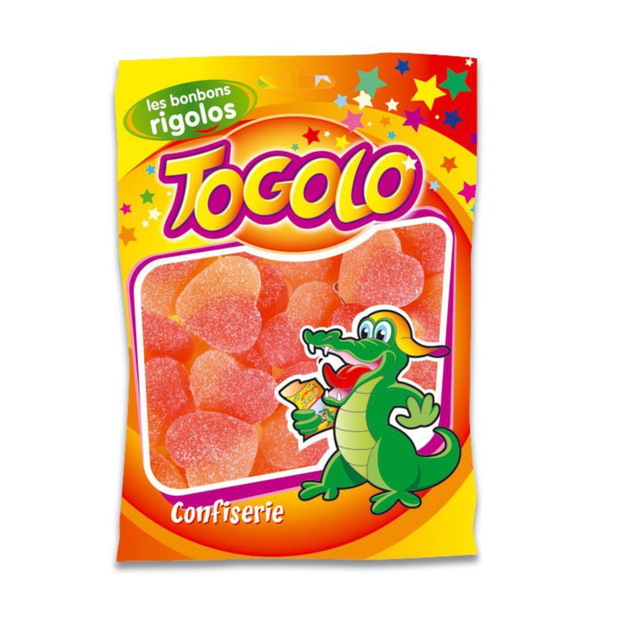 Sachet de bonbons goût pêche TOGOLO - 175 g