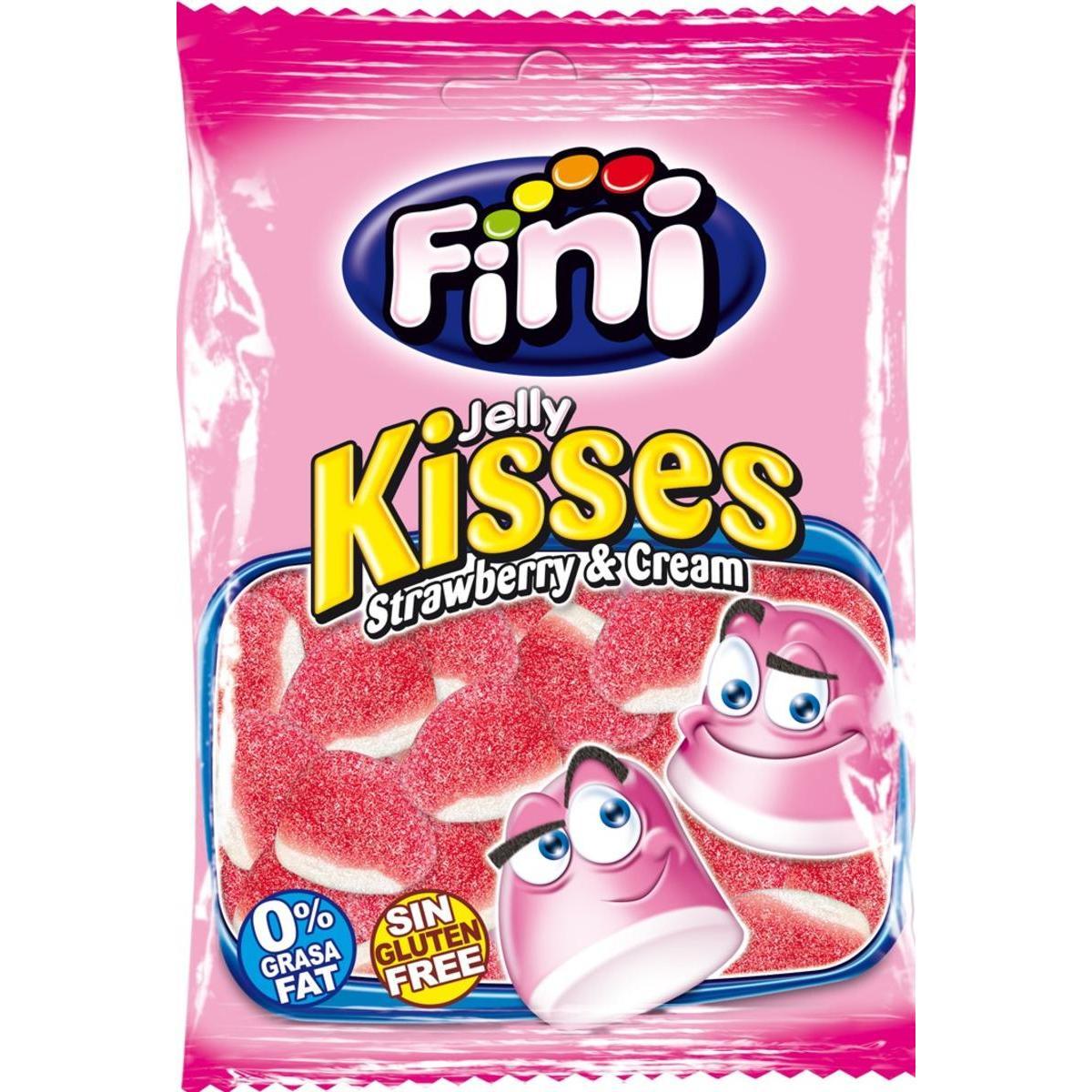 Bonbons bisous fraise - 90 g - FINI